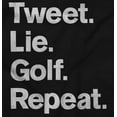 thumbnail image 2 of Lie Golf Repeat Plus Size Crewneck Graphic Tee Shirt Brisco Brands 2X, 2 of 5