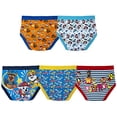 thumbnail image 2 of Calzoncillos de Paw Patrol para Niños Pequeños de Nickelodeon, Paquete de 5, Variados, Talla 4, 2 of 3