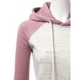 thumbnail image 4 of Doublju Women's Long Sleeve Lightweight Pullover Raglan Hoodie Sweatshirts, 4 of 5