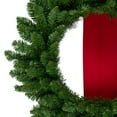 thumbnail image 2 of Northlight Set of 3 Wreaths on Red Ribbon Hanging Christmas Decoration, 6.5', 2 of 3