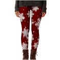thumbnail image 2 of Roncen Roncen Women's Christmas Printed Yoga Leggings - Stretchy High-Waisted Casual Pants for Holiday & Workout, 2 of 5