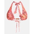 thumbnail image 5 of No Boundaries Floral Animal Tall Triangle Halter Bikini Top, Women's XXS-XXL, 5 of 5