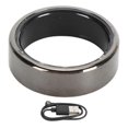 thumbnail image 1 of Smart Health Tracker Ring Temperature Tracking Pedometer IP68 Waterproof Fitness Ring for Sleeping Size 10 Dark Cyan, 1 of 4