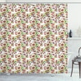 thumbnail image 1 of Ambesonne Garden Art Shower Curtain, Seasonal Flowers, 69"Wx84"L, Multicolor, 1 of 3