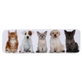 thumbnail image 3 of OULII 5Pcs Multi-Colored Polyester Stair Carpet Treads for Indoor Home Use 27.6x8.7x0.4in, 3 of 3