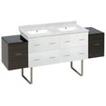 thumbnail image 1 of American Imaginations 74.5-in. W Vanity Set  Gris AI-20172, 1 of 1