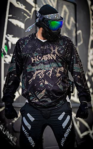 HK Army HSTL Line Padded Paintball Jersey Youth Jungle 