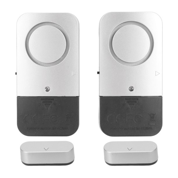 Alarma de ventana de puerta con sensor magnético, alarma magnética de puerta de 2 piezas Alarma antirrobo de seguridad para el hogar Sistemas de seguridad para el hogar Grado profesional