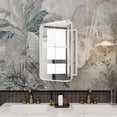 thumbnail image 2 of Metal Framed Medicine Cabinet with Mirror | Perfect for Bathroom, Enhances Bathroom Taste, 2 of 5