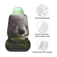 thumbnail image 4 of Naloa Daisy Koala Car Seat Covers Universal Front Seat Coves for Car Accessories ,Padded Car Covers for Automotive, SUV, Truck, and Van, 4 of 5