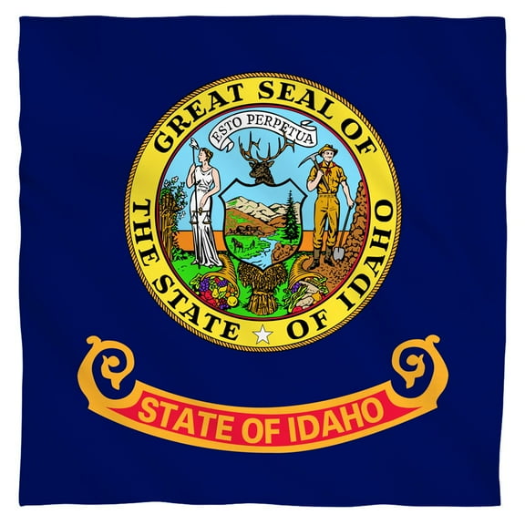- Idaho Flag - Bandana - 22" x 22"