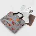 thumbnail image 5 of 16" Laptop Briefcase for Work Travel Laptop Shoulder Bag Carrying Handbag Laptop Case Red Berries and Robin Birds, 5 of 8