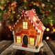 thumbnail image 3 of Casa de pueblo de Navidad con luz LED, Casas de pueblo LED de pueblo en miniatura de Navidad para festivales, sala de estar, mesa para el hogar, 3 of 9