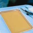 Stainless Steel Dissection Tray with Wax Lining for Biology Labs for Middle and High School