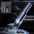 thumbnail image 1 of Car Vacuum Cleaner With Powerful 9000Pa Suction, Mini USB Rechargeable Cordless Handheld For Car Interiors, Home Crevices, Keyboard Cleaning Hzhnb | Plastic, Black, 1 of 9