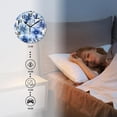 thumbnail image 4 of 14 Inch Wall Clock Battery Operated Silent Clock Decorative for Office, Kitchen, Outdoor, Living Room，Watercolor Floral Purple Flowers Exquisite, 4 of 4