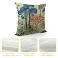 thumbnail image 4 of Nawypu , Chinoiserie Pillow Cover Asian Scenic Blue and Green Throw Pillow Covers Farmhouse Tree Leaves Pillow Case Cushion Covers for Sofa Couch Living Room, 4 of 5