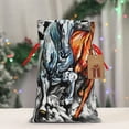 thumbnail image 5 of Naloa Four Running Horses Drawstring Christmas Bags, 3D Xmas Gift Bags, Christmas Wrapping Bags, Xmas Goodie Bags, Treat Pouch Bags, Party Favor Bags-Medium, 5 of 9