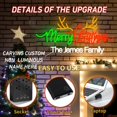 thumbnail image 3 of UPONRAY Merry Christmas Custom Neon Signs, Usb Powered with Adjustable Brightness Wall Decor for Gifts, 24 inch, 3 of 7