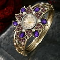 thumbnail image 2 of New diamond-studded large lace quartz watch with hollow alloy bracelet watch, 2 of 8