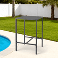 thumbnail image 4 of Ktaxon 27 Inch Outdoor Aluminum Bar Table, Lightweight Rust-Proof Patio & Balcony Pub Table, Indoor Outdoor Use, Gray, 4 of 6