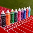 thumbnail image 4 of Cirkul Botella de agua de pl&aacute;stico naranja de 22 onzas y tapa deportiva, sin BPA, dise&ntilde;o antideslizante para gimnasio, ciclismo y deportes con cartucho de sabor incluido (FitSip, 4 of 9
