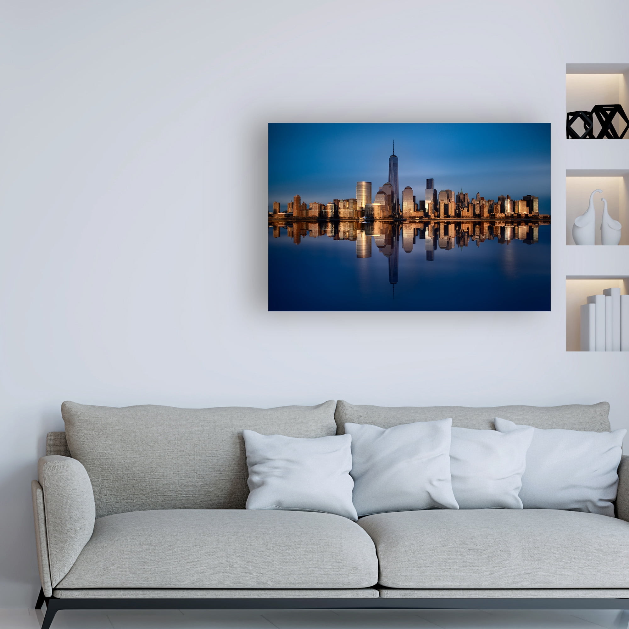 Trademark Fine Art 'Windows in the Sky' Canvas Art by David Ayash