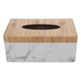 thumbnail image 1 of Miangastore Tissue Box Leather Marbling Design 1Pcs 8.80x5.03x3.69in, 1 of 8