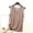 Khaki, variant on BUIGTTKLOP Plus Size Tank Tops for Women Sleeveless Pajamas Tops Crewneck Pleated Undershirts Loose Fitted Base Layer Vest Soft Loungewear