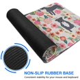 thumbnail image 6 of Long Mouse Pads for Desk,Boston Terrier Dog with Flower Desk Mats on Top Of Desks, Desk Mouse Pad Extra Large with 3mm Non-Slip Base and Stitched Edge for Gaming,Office,Work,Home 47.3"x23.6", 6 of 6