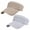 Khaki + Gray, variant on 2Pcs Women's High Ponytail Sun Visor Hat, Open-Top Breathable UV Protection Sports Cap for Ponytails, Ideal for Running, Hiking and Outdoor Activities