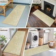 thumbnail image 5 of Kitchen Runner 2 x 6 Ft, Brown Wildflowers Non-Slip Residential Carpet, Modern Floral Butterfly Plant Indoor Crawling Mats Runner Rugs for Living Room/Dining Room/Bedroom, 5 of 8