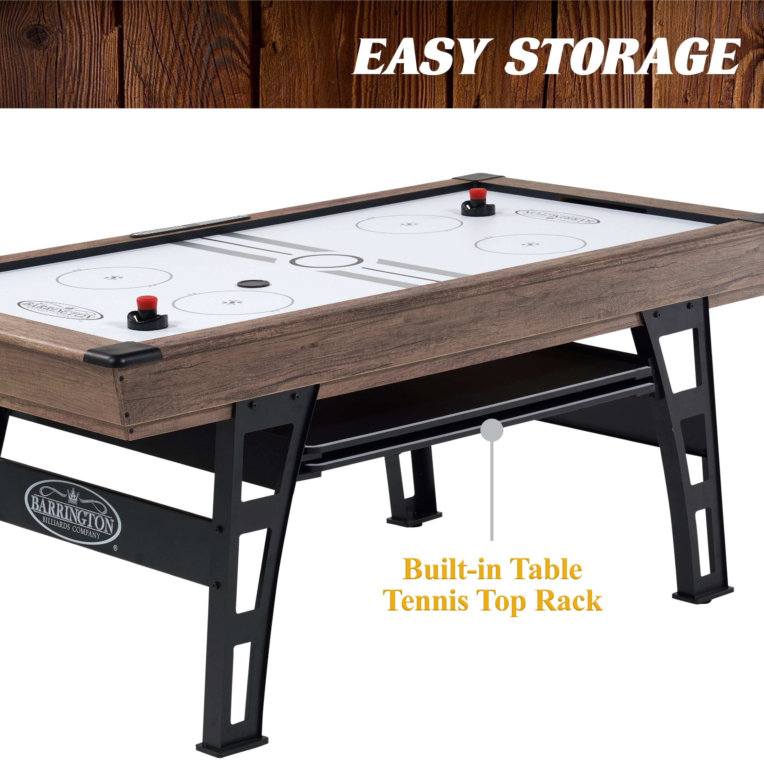 Barrington Palmer 72 inch Air Powered Hockey Table and Table Tennis Top -  Walmart.com