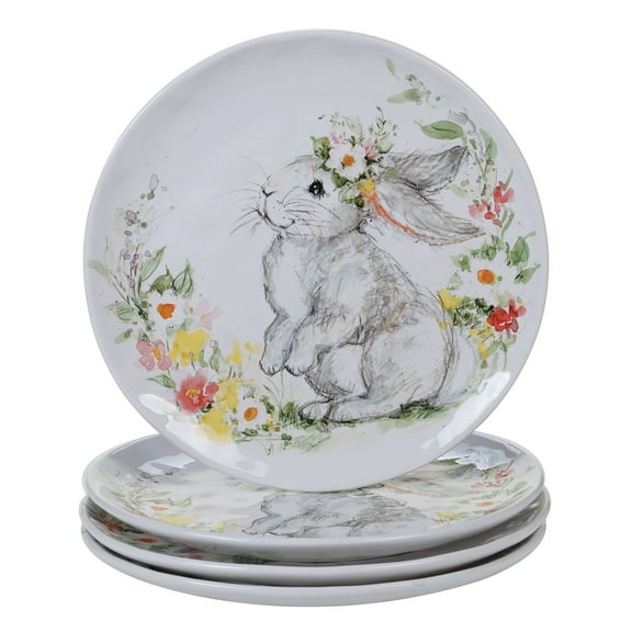 Sweet Bunny Set of 4 Dinner Plate