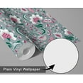 thumbnail image 6 of S4Sassy Peel And Stick Wall Covering, Vintage Floral Removable Wallwrap - Green Instant Wall Makeover Mural For Bathroom, Laundry Room, Closet Interior - Self-Adhesive Wallpaper Vinyl -25"X 120", 6 of 9
