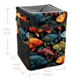thumbnail image 5 of Fish Foldable Car Trash Bin with Lid, Leak-proof Mini Trash Can, Hanging Storage Bag for Car, 5 of 6