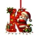 thumbnail image 1 of Adornos navideños, adornos navideños, regalos navideños, árbol de Navidad acrílico 2D, colgante de 26 letras, regalo decorativo, colgantes para fiestas navideñas familiares, objetos colgantes, 1 of 5