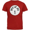 thumbnail image 1 of Halloween Weirdo 1 One Red Adult T-Shirt, 1 of 1