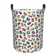 thumbnail image 1 of Fotbe Colorful Numbers Cesto de Ropa con Asas, Cesto Impermeable de Gran Capacidad, Bolsa de Lavado para Dormitorio, Cesto de Ropa con Ruedas y Asas-Small, 1 of 6