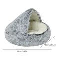 thumbnail image 4 of Cat House All Seasons Cat Sleep Bag Cesta cálida Cojín suave (Gris 60 * 60 cm), 4 of 8