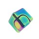 thumbnail image 3 of Juguete de la yema del dedo Aleación Mano Cubo giratorio Cuadrado portátil Descompresión Fidget Juguete de regalo, Colorido Inevent FN000503-01B, 3 of 7