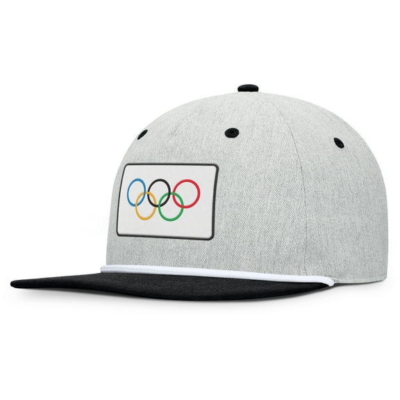 Men's Fanatics Heather Gray/Black Olympic Games Photo Finish Adjustable Hat