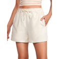 thumbnail image 1 of Shorts CRZ YOGA Cómodos de Algodón Blanco Talle M, 1 of 6
