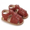 thumbnail image 5 of FDDMis Baby Shoes Boys Size 4 Shoes School Shoes for Boys Walking Shoes Baby Black Toddler Girl Shoes Girls Shoes Size 9 Little Girls Black Shoes, Brown 0-6 Months, 5 of 9