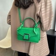 thumbnail image 4 of Bolso tipo bandolera para mujer, bolso tipo cartera clásico, bolso pequeño de piel sintética sencillo., 4 of 5