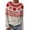 Hot Pink #808, variant on Womens Sweaters Cozy Women's Knitted Print Retro Sweater Casual Crewneck Long Sleeve Lightweight Cropped Pullover Business Casual Sweaters