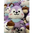 thumbnail image 4 of KPOP BTS JHOPE BT21 INSIDE MANG Muñeca Peluche Llavero Lindo Ardilla Muñeca Bolsa Colgante Llaveros, 4 of 4