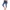 blue, variant on Alove Women Swimming Trunks High Waisted Swim Capris Swim Shorts Swimming Leggings