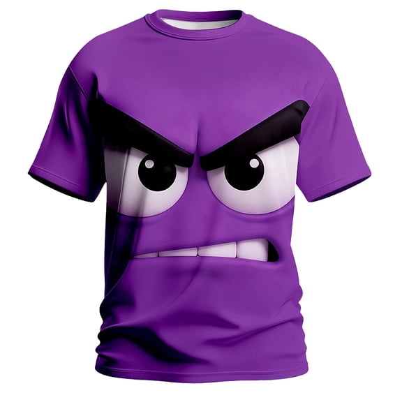 YANGXINX Mens T-Shirts 2026 Funny 3D Graphic Print Short Sleeve Crew Neck Tees Casual Stretch Loose Fit Tops