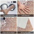 thumbnail image 3 of Pofeuu Leopard Brown Print Flannel Doormats Rug16"x24"Rug Washable Doormats Indoor Outdoor Rugs for Layered Front Door Mats, Porch, Kitchen, Entryway, 3 of 7